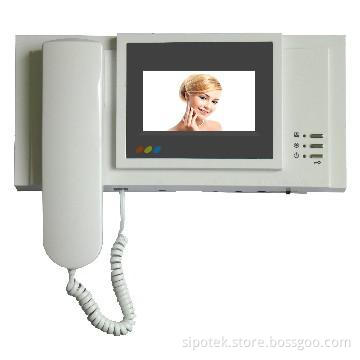 4.3\" tft lcd display color video intercom system